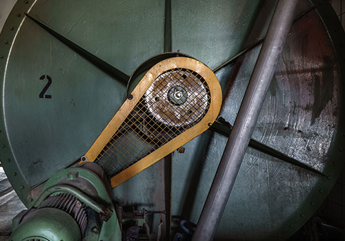 Antrieb eines Kontaktwerkes der Schlammentwässerung Antrieb eines Kontaktwerkes der Schlammentwässerung (Symbolbild)