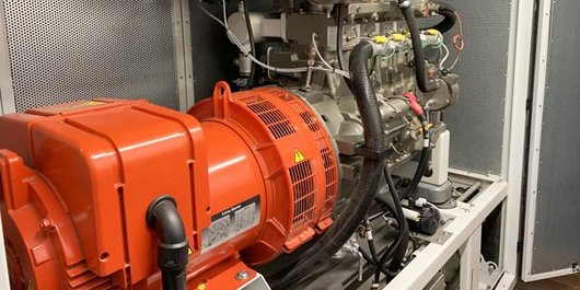 Gasmotor mit Generator Gasmotor mit Generator