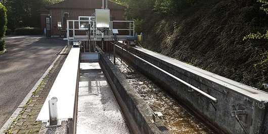 Sand- und Fettfang Sand- und Fettfang in der Gesamtansicht