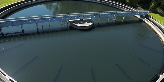 Adsorptionsstufe (Draufsicht) Kombibecken der Adsorpionsstufe in der Draufsicht